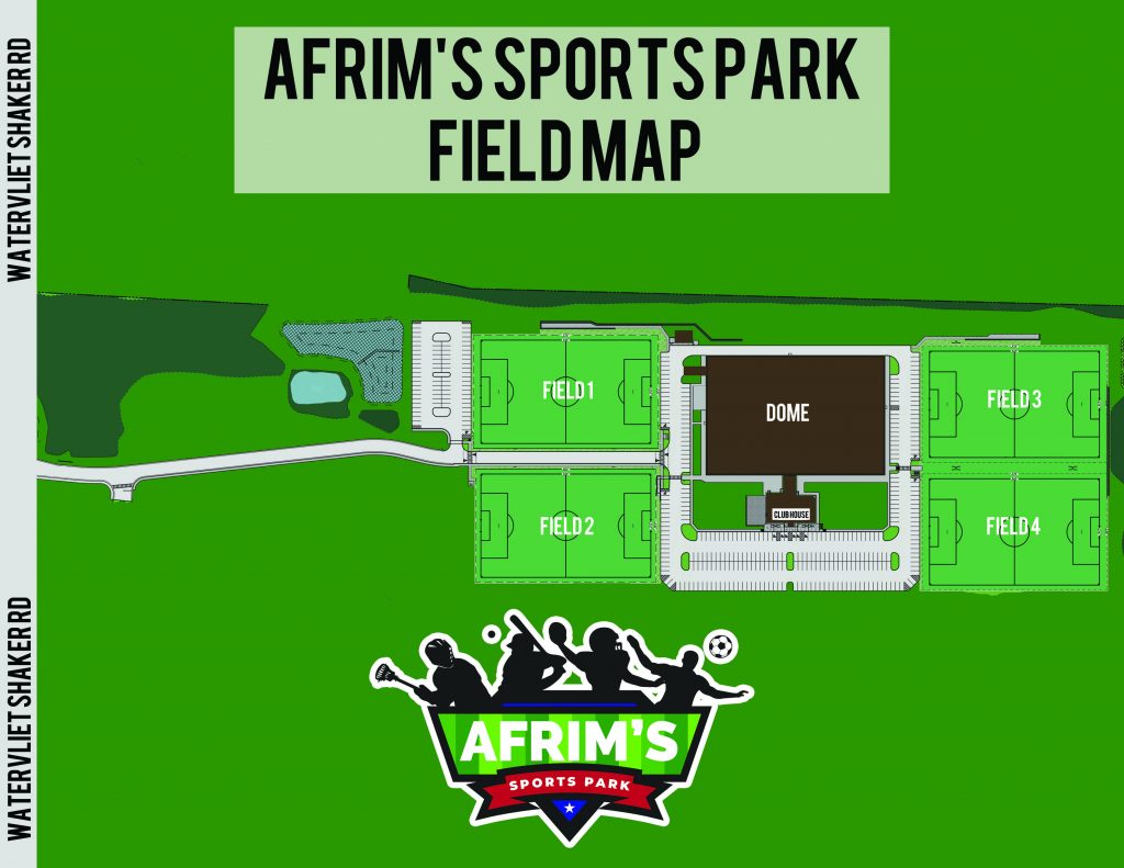 Afrim’s Sports Park Field Map Afrim's Sports