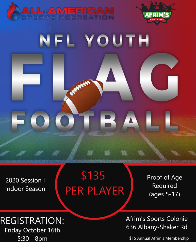 Indoor Flag Football Afrim's Sports
