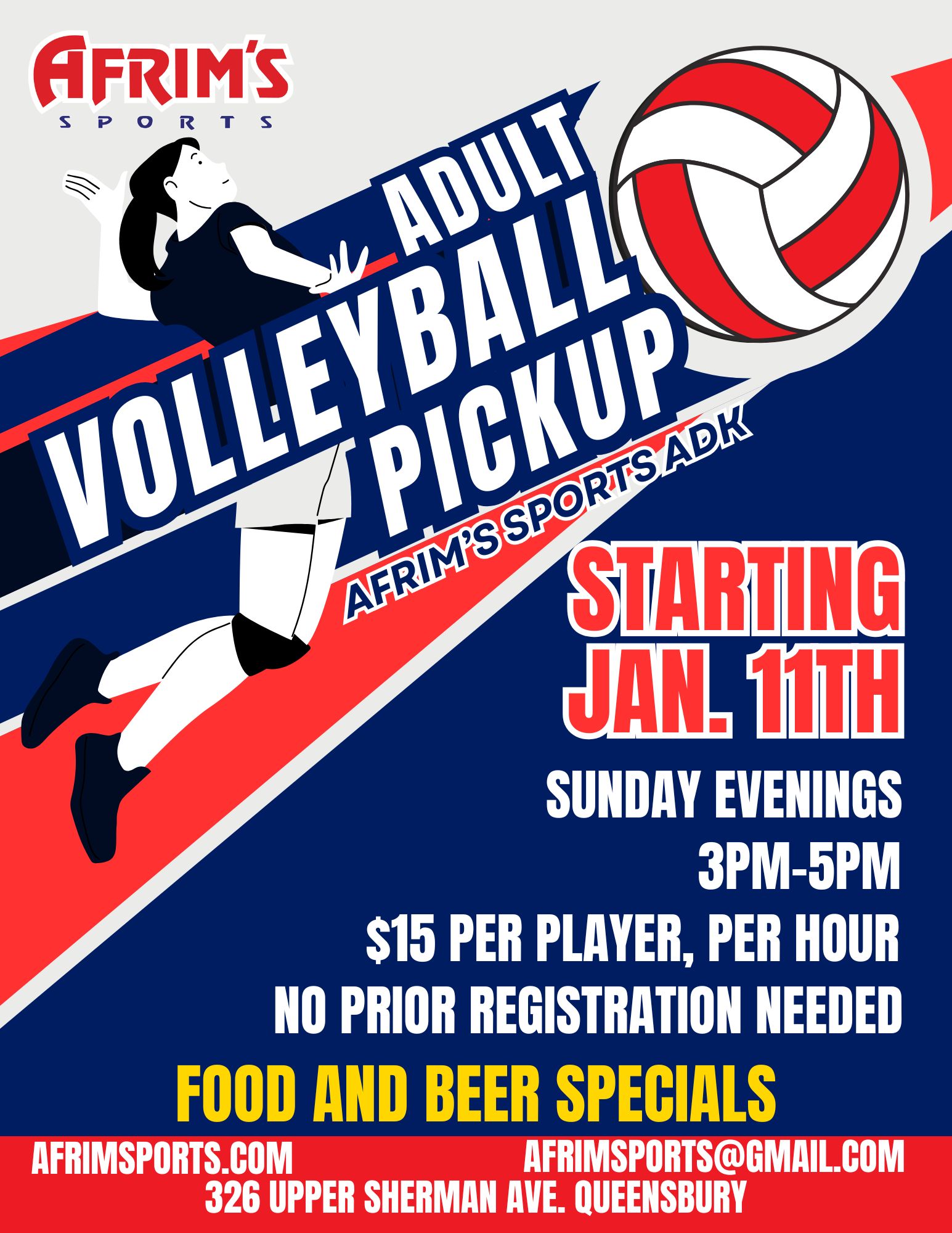 Adult VolleyballFlyer